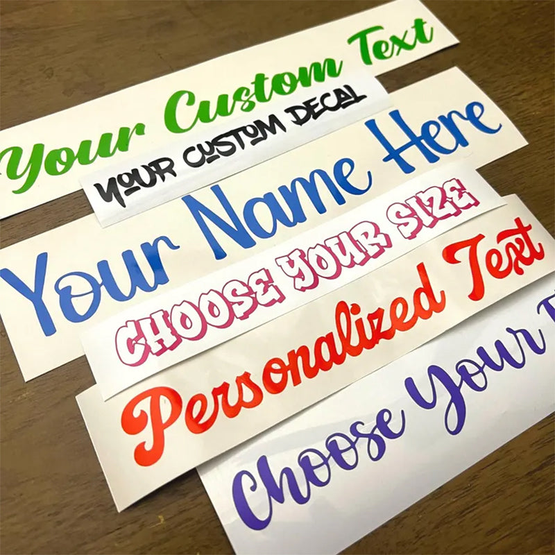 Custom Sticker Name Vinyl Decal | Car Decal | Loopy Decal | Laptop