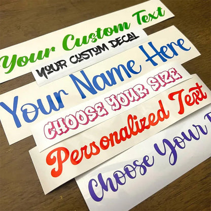 Custom Sticker Name Vinyl Decal | Car Decal | Loopy Decal | Laptop