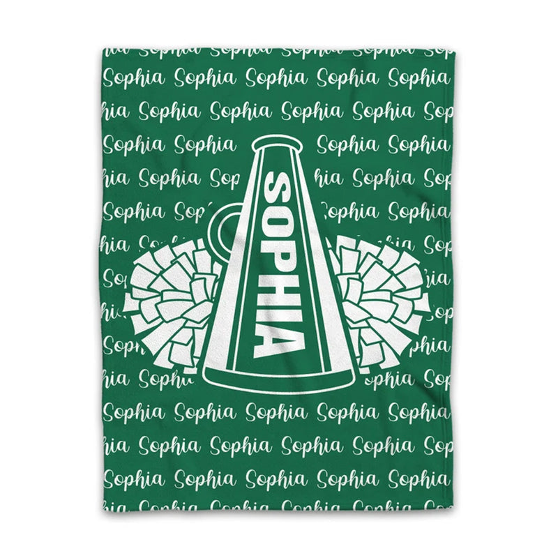 Personalized Cheerleading Blanket Cheer Team