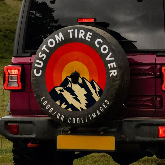 Personalized custom-made tire covers,With camera hole