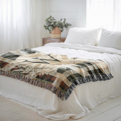 Custom Family Name Woven Blanket