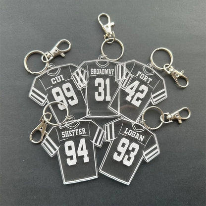 Football Team Gift, Football Personalized Keychain