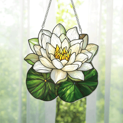 Birth Flower With Name Suncatcher Mothers Day Gift For Mom