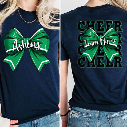 Personalized Cheerleader Gift, Cheer Mom with Name Shirt