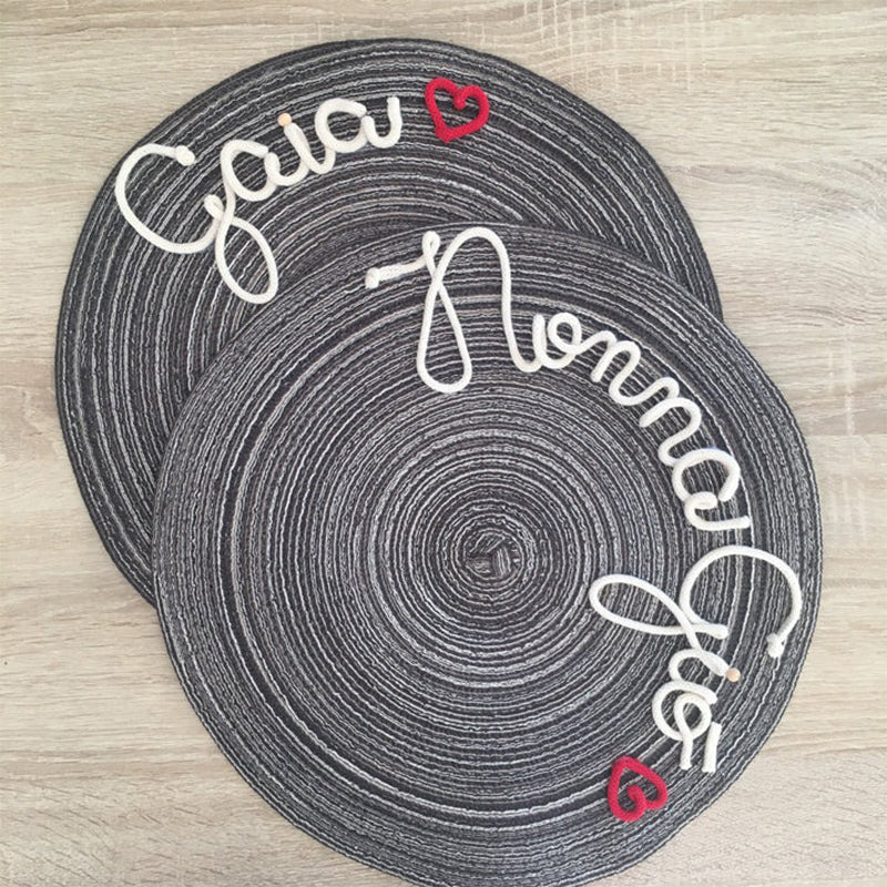 Placemat with name