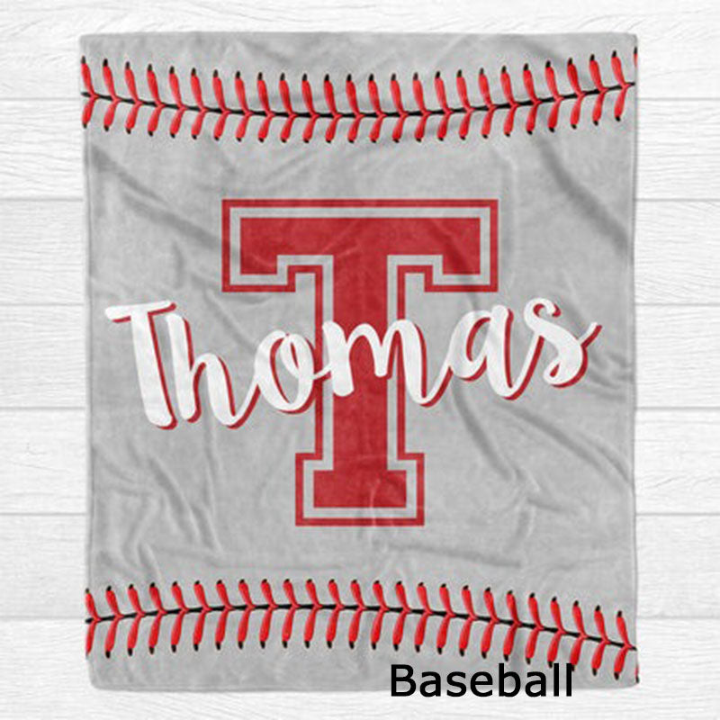 Personalized Custom Sports Blanket