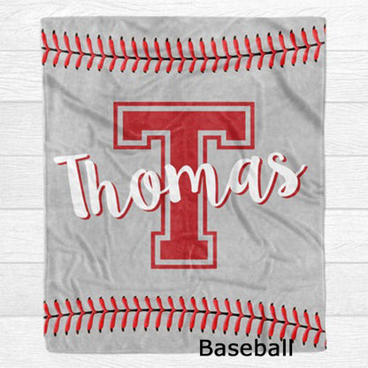 Personalized Custom Sports Blanket