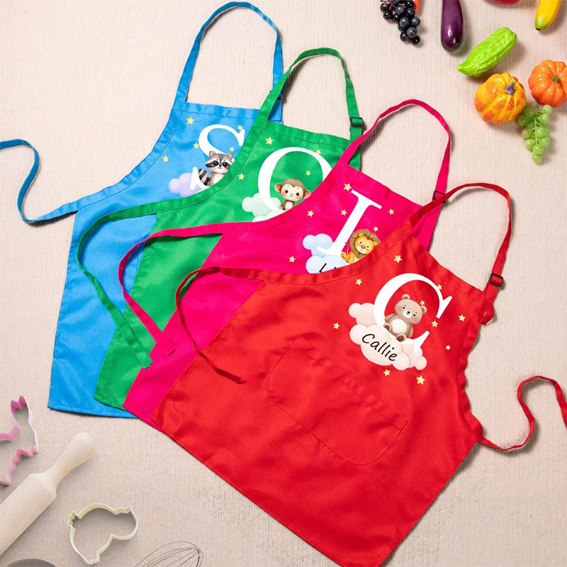 Personalized Animal Elephant Adjustable Kid Apron