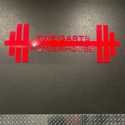 Personalized Home Gym Sign - Work Out - Custom Gym Sign
