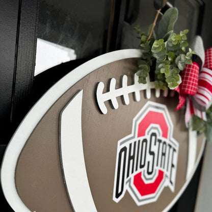 Football Door Hanger | Front Door Decor | Football Wreath