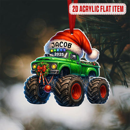 Personalized Monster Truck Christmas Ornament,Truck Ornament,Christmas Gift