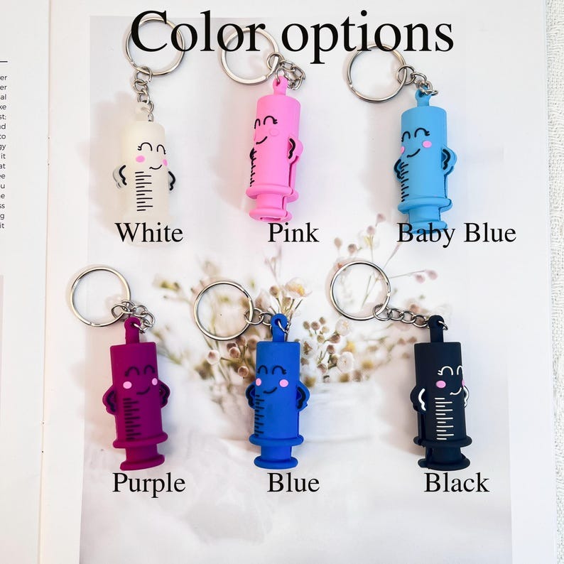 Personalized Ampoule opener breaker Syringe. Cute Nurse and Paramedic Ampule Openers