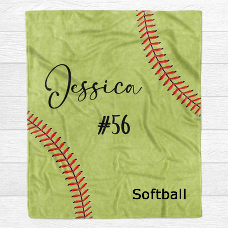 Personalized Custom Sports Blanket