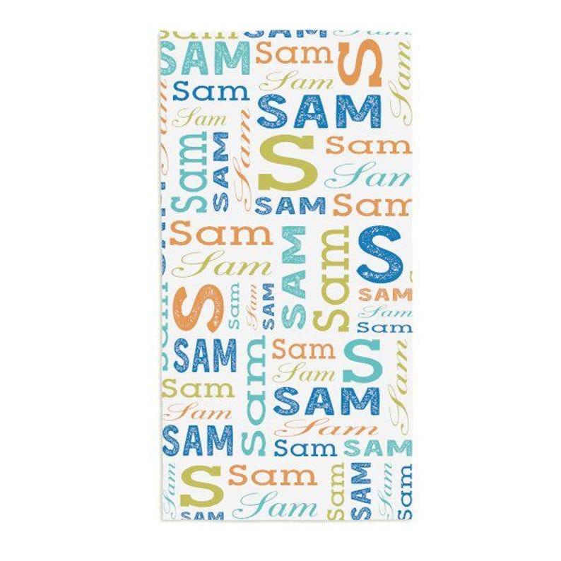 Personalized Beach Towel, Custom Kid Summer, Kids Beach Towel