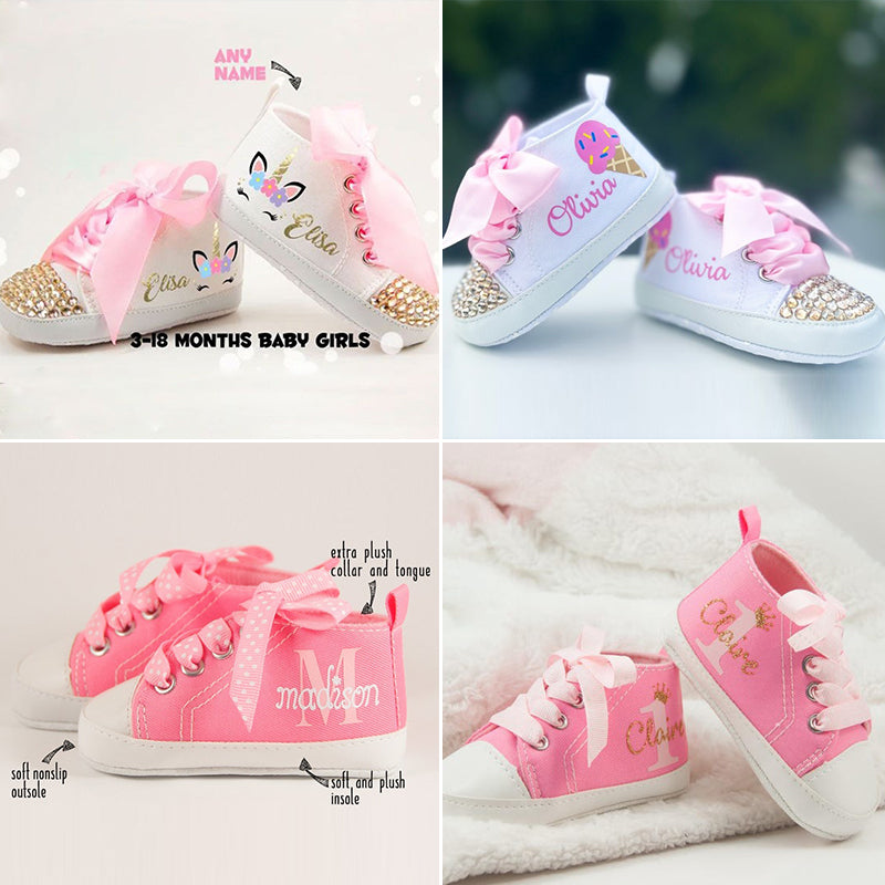 Personalized Baby Unique Shoes Baby Shower Gift