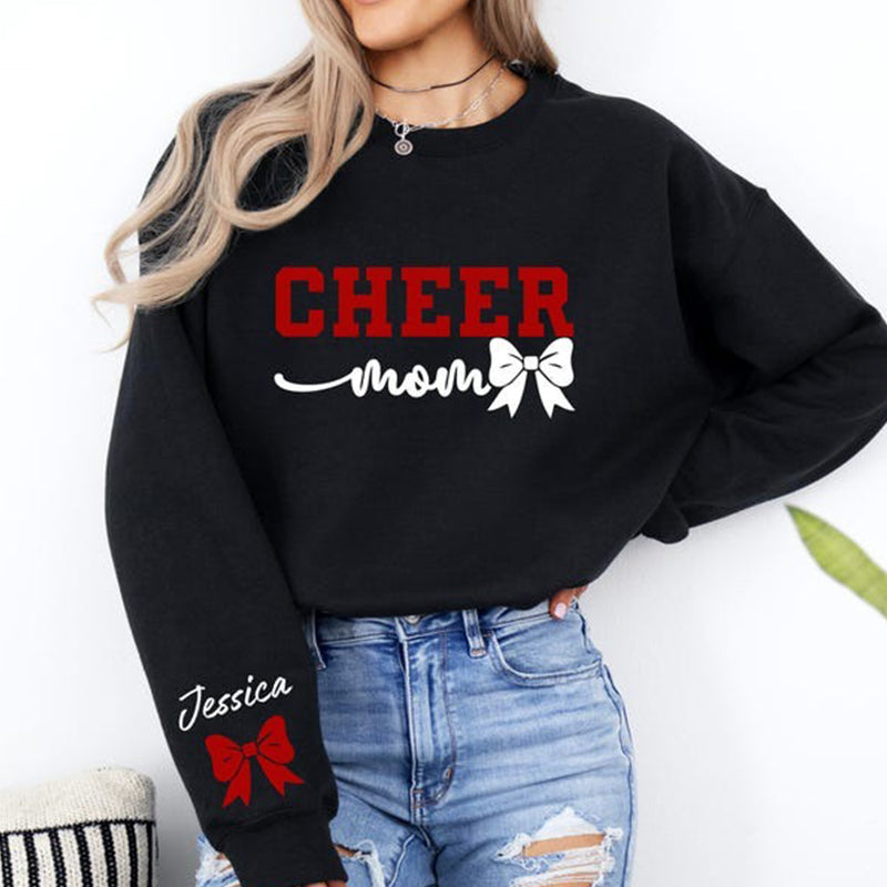 Personalized Cheer Mom Sweatshirt