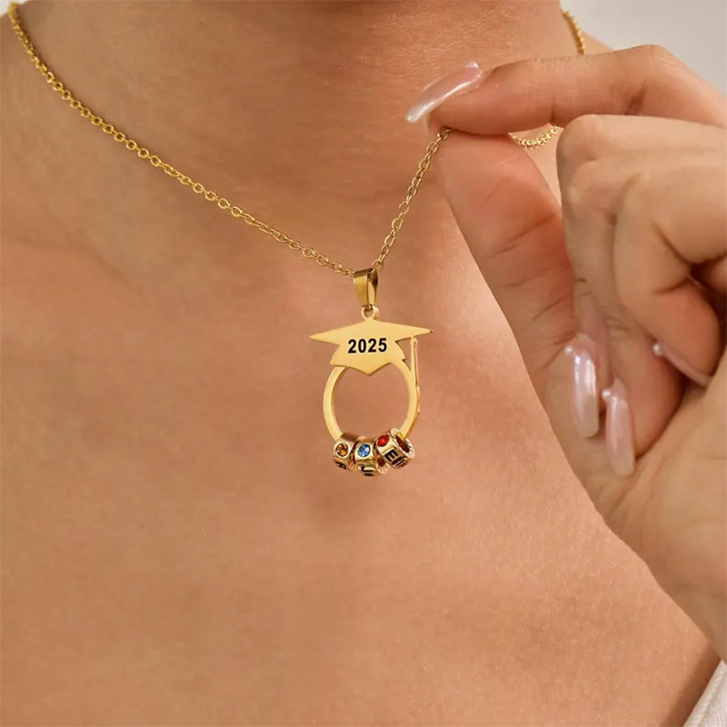 Personalized Graduation Necklace with Graduate's Name
