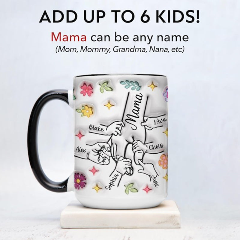 Mom Mug, Mama Mug, Personalized Mom Cup, Custom Mama Cup