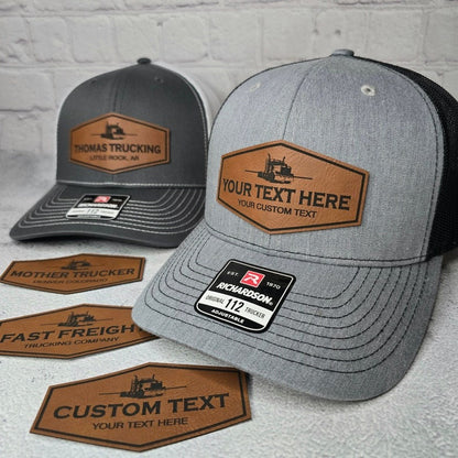 Custom Trucking Company Hats, Truck Driver Personalized Business Hat