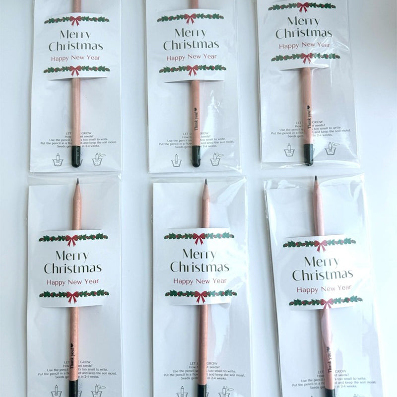 Christmas Seed Pencil - Plantable Favor For Christmas Gift