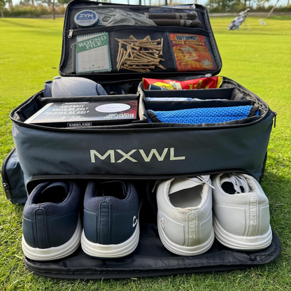 Heavy Duty Golf Travel Bag - Organizes Golf Gear and Accessories