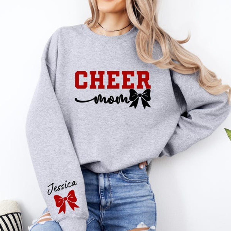 Personalized Cheer Mom Sweatshirt