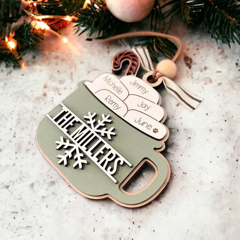 Personalized Christmas Ornament | Customized Family Ornament