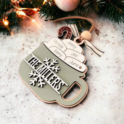 Personalized Christmas Ornament | Customized Family Ornament