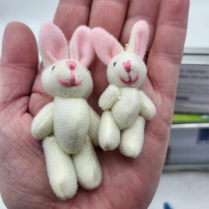 Bunny Easter Plush mummy and baby bunnies in Pocket Tin