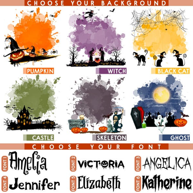 Personalized Halloween Tote Bag