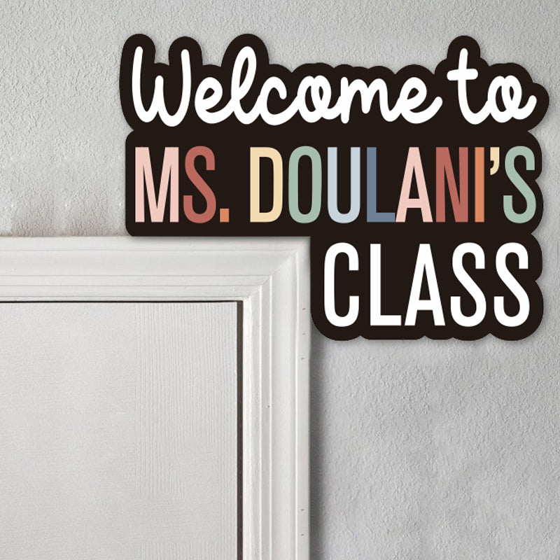 Custom Teacher Door Sign