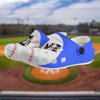 Custom Slides Personalized Baseball Clogs, Baseball Slides, Custom Slides, Gift for Baseball Player