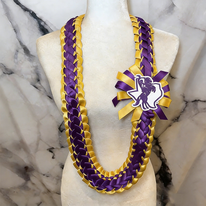 Graduation Lei for any school - High School Logo