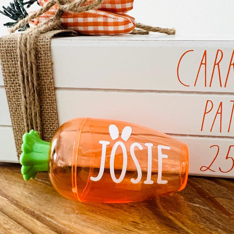 Personalized Easter Carrot Treat Holder: Easter Basket Filler
