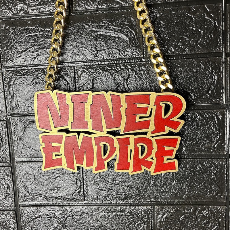49er Niner Gang Niner Empire Chains Bling chain