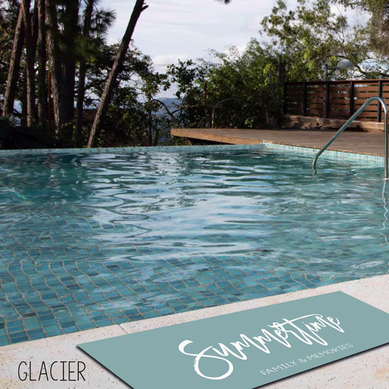 Customized Poolside Runner Mat - Personalized Lake House Mat