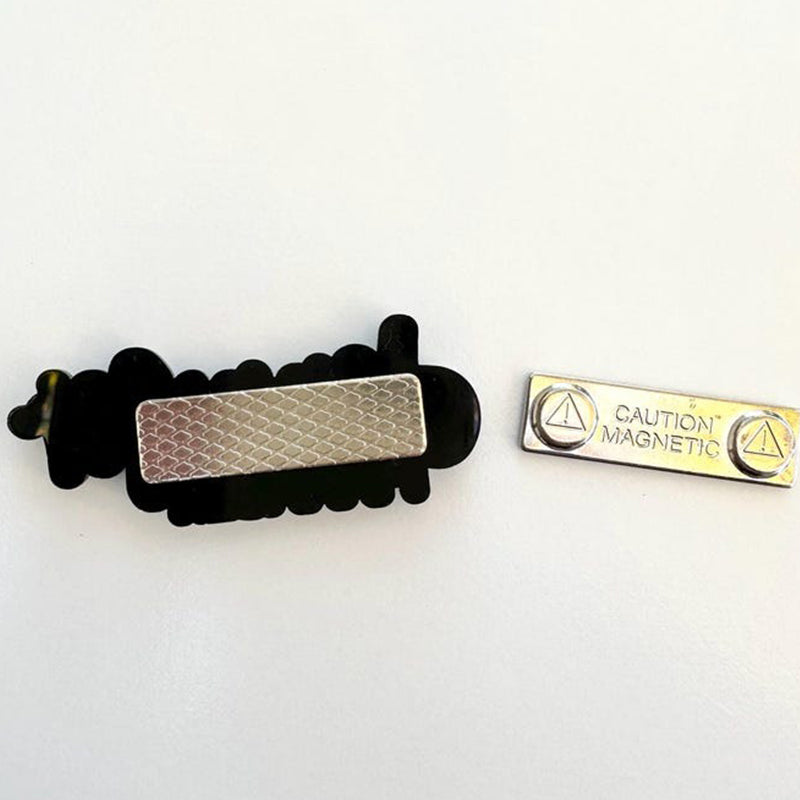 Acrylic Name Tag. Magnetic Name Badge. Company Gift