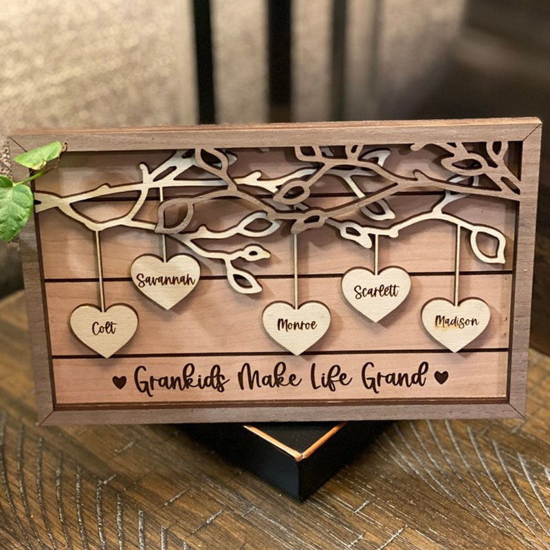 Personalized Wooden Sign Couples Custom Wood Sign Personalized Wooden Family Tree Sign