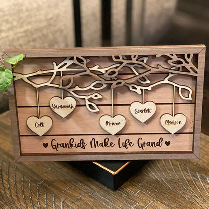 Personalized Wooden Sign Couples Custom Wood Sign Personalized Wooden Family Tree Sign