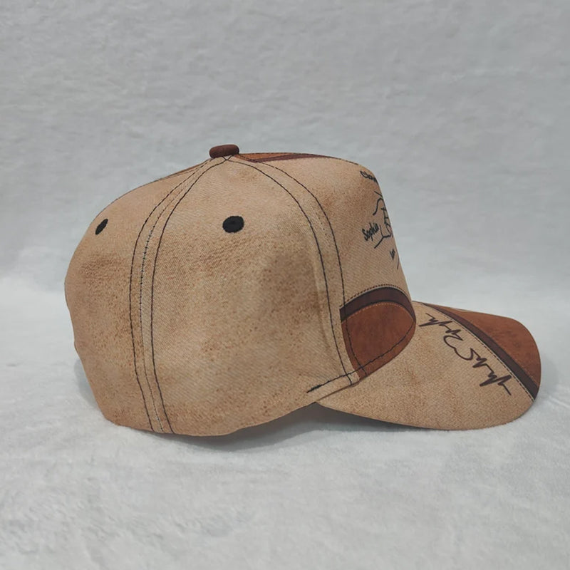 Personalized Fist Bump Daddy Grandpa Classic Cap