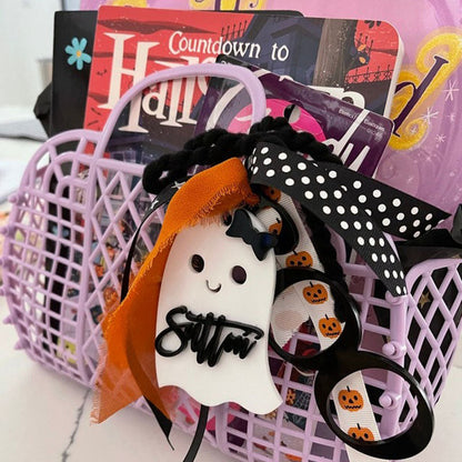 Boo Basket Tags, Halloween Basket Tag, Ghost Tag