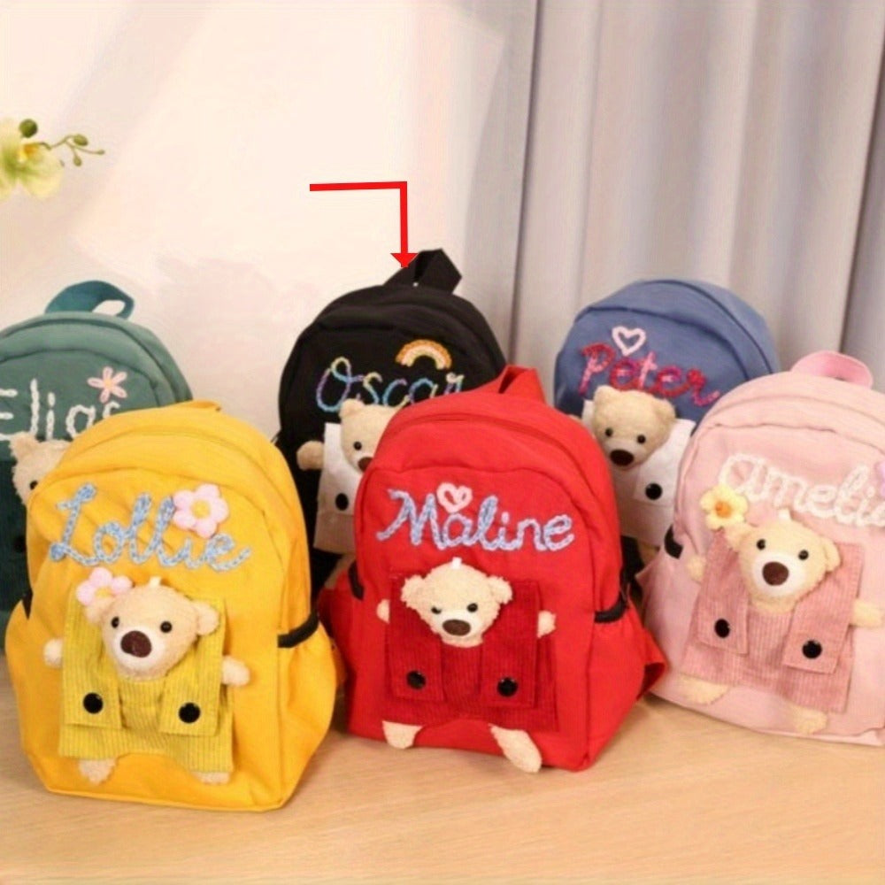 Personalized Bear Backpack - Custom Name