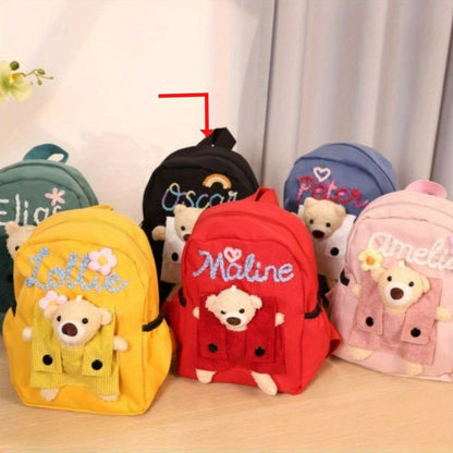 Personalized Bear Backpack - Custom Name