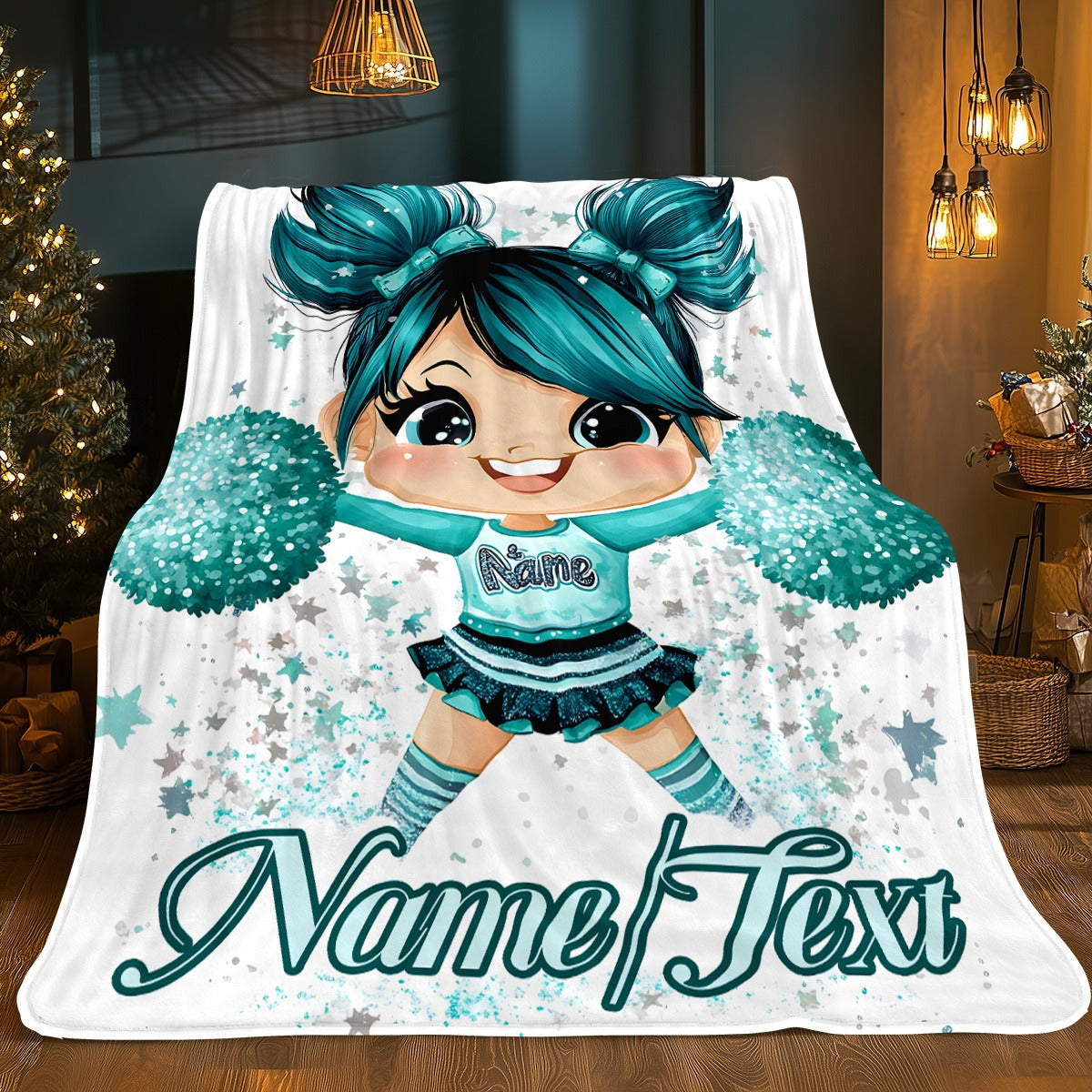 Custom Name Cheerleaders Blanket
