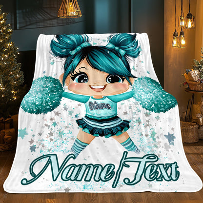 Custom Name Cheerleaders Blanket