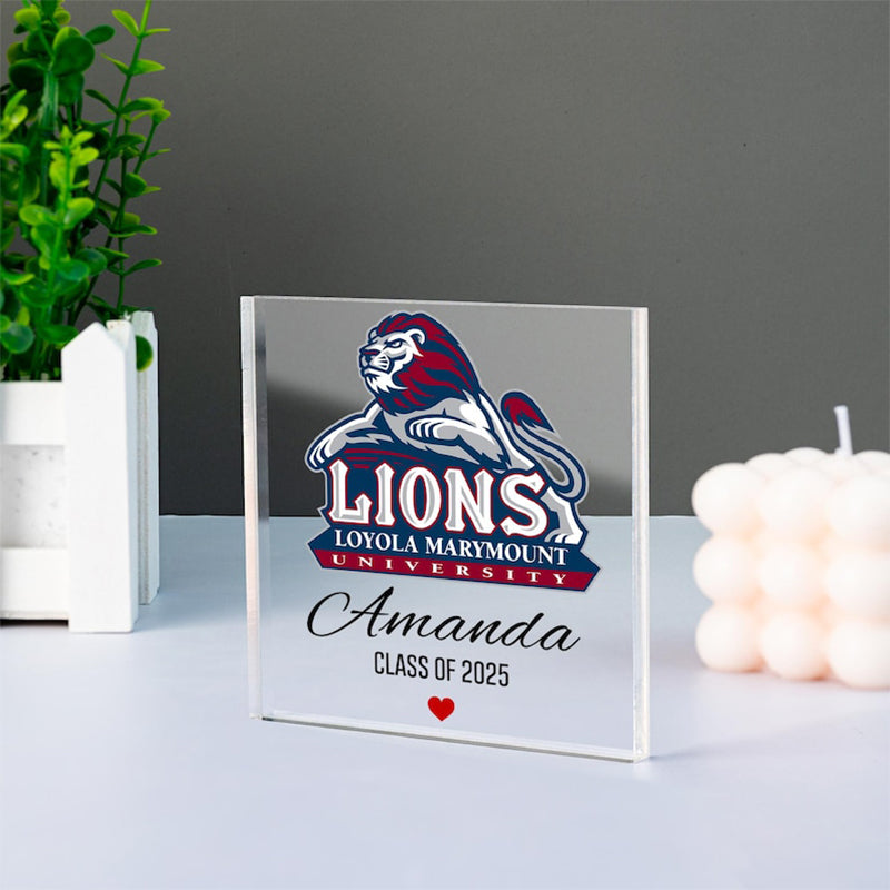 Personalized University Logo Acrylic Plaque,Graduation Gift