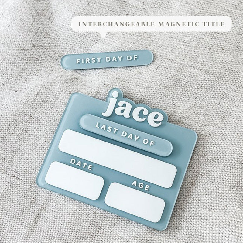 Acrylic First Day of School Sign|Personalized School Sign