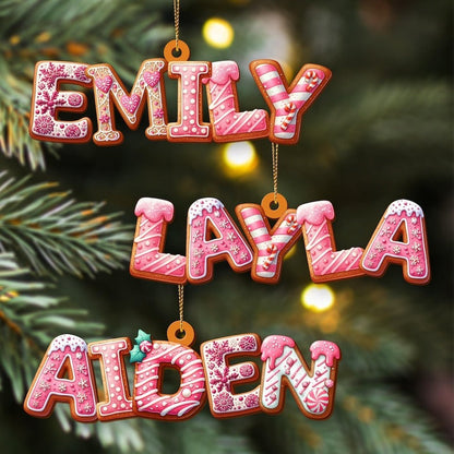 Custom Name Ornaments, Christmas Gift, New Baby Ornament