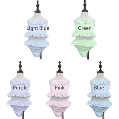 Seersucker Swimsuit, Monogram Swimsuit, Personalized Bathing Suit