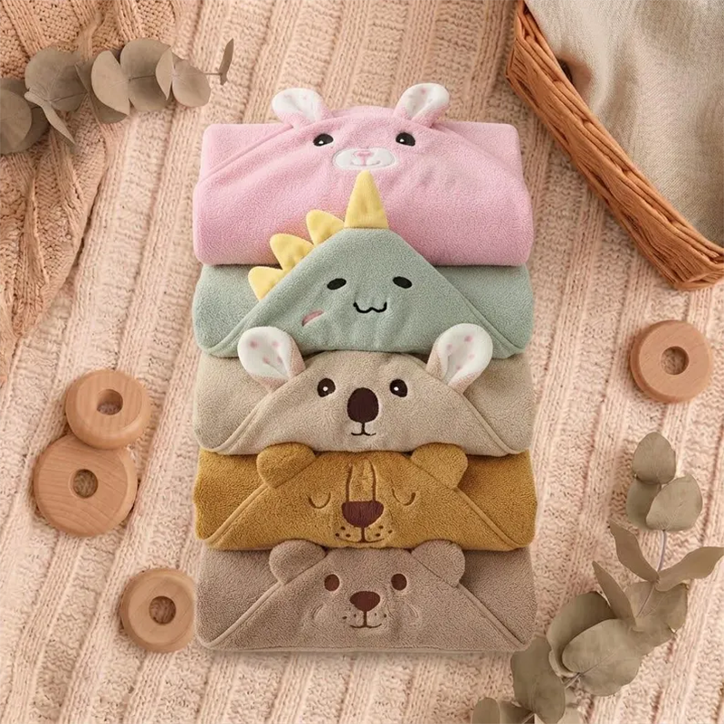 Custom Baby Hooded Towel with Name, Baby Shower Gift